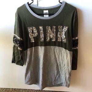 VS Pink Sequin Shirt